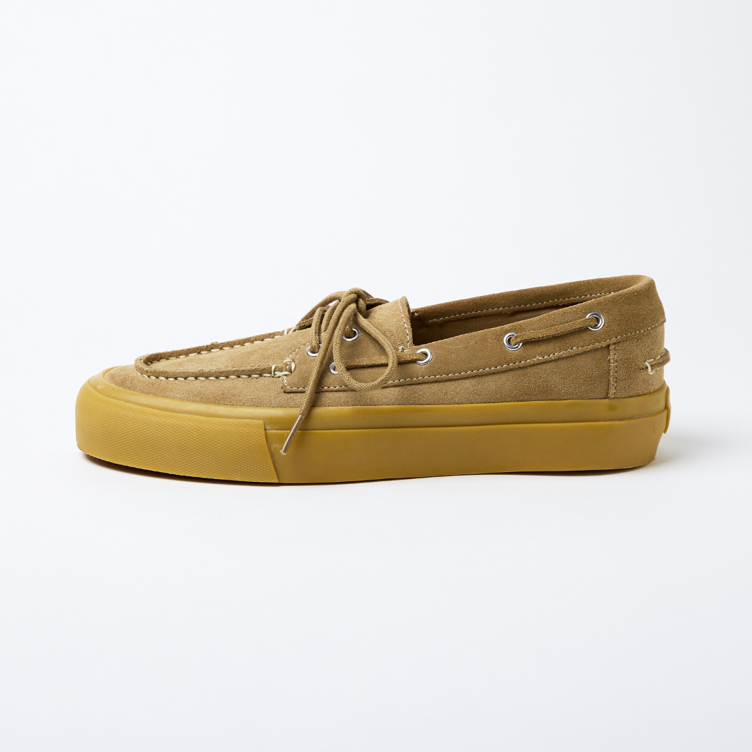 NAVY Suede Beige X Gum
