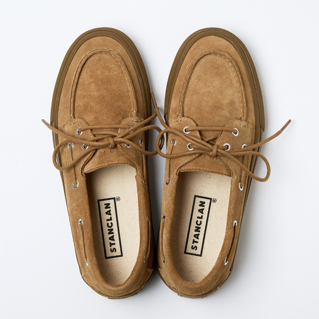 NAVY Suede Camel Mono