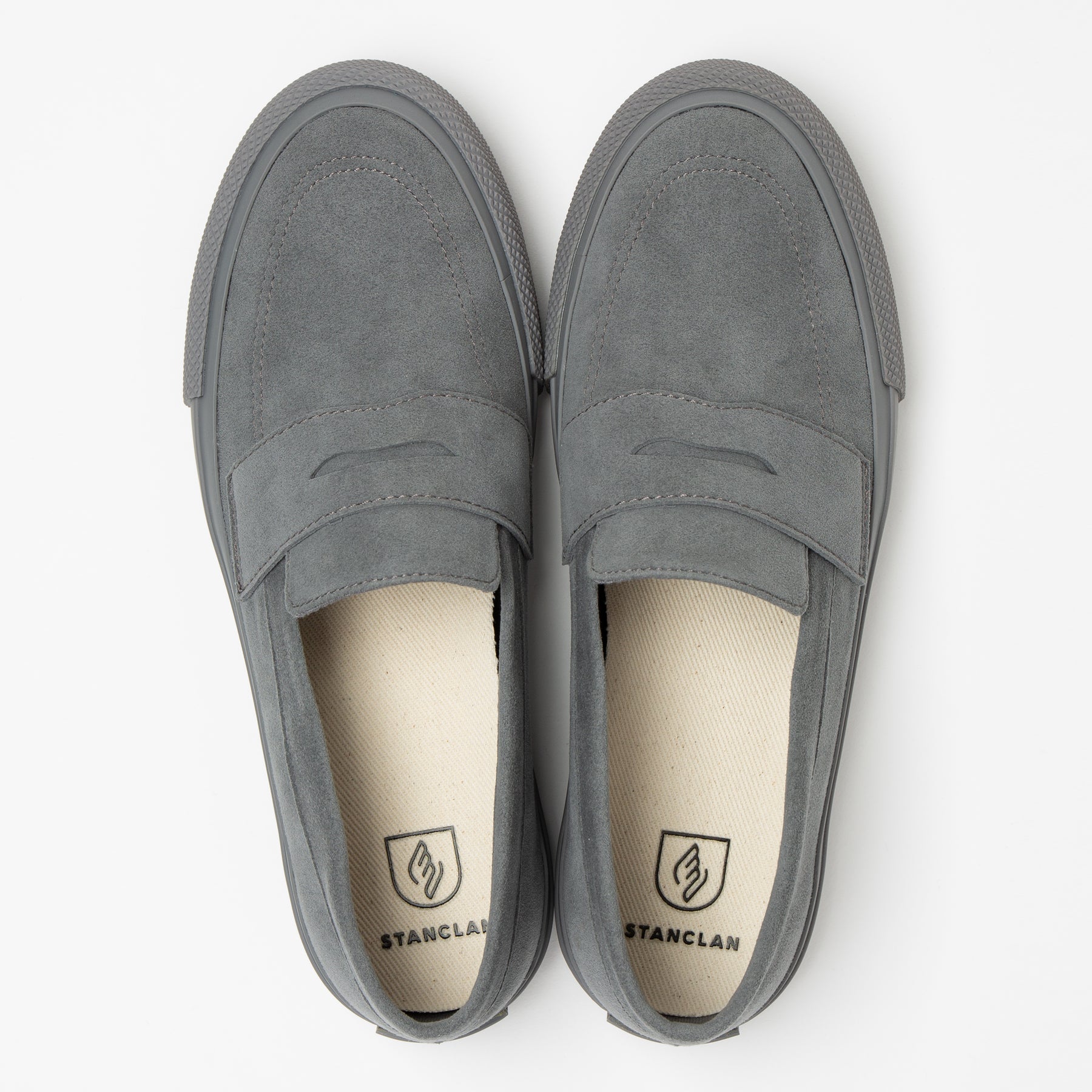 PENNY Suede Ash Gray Mono