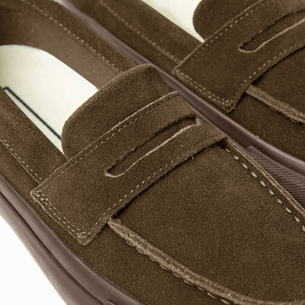 PENNY Suede Brown Mono