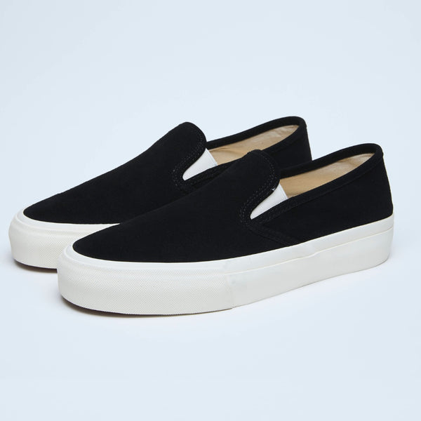 スエードスリッポン新品　サイズ41　売ります ZUPPA Suede Black | ブラックスエードスリッポンスニーカー | STANCLAN