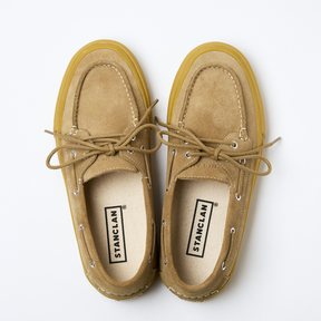 NAVY Suede Beige X Gum