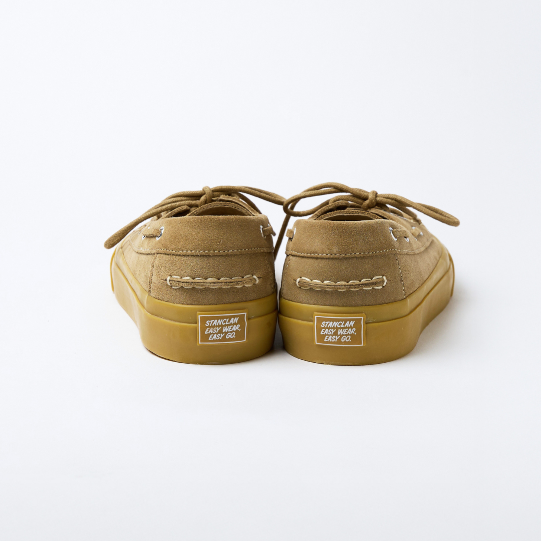 NAVY Suede Beige X Gum