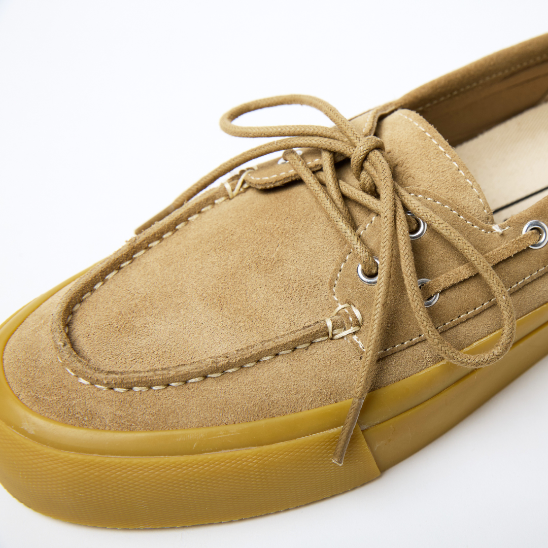 NAVY Suede Beige X Gum
