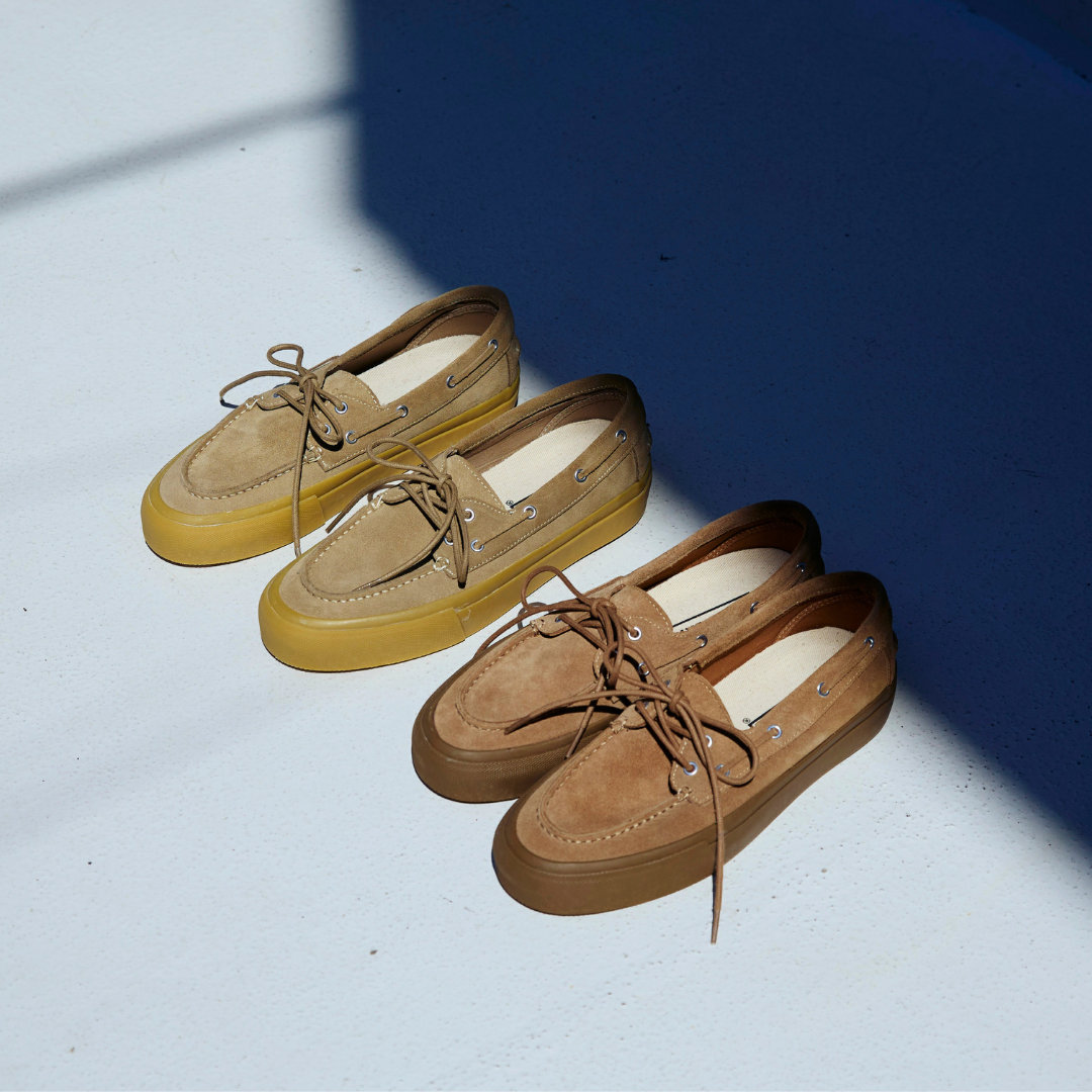 NAVY Suede Camel Mono