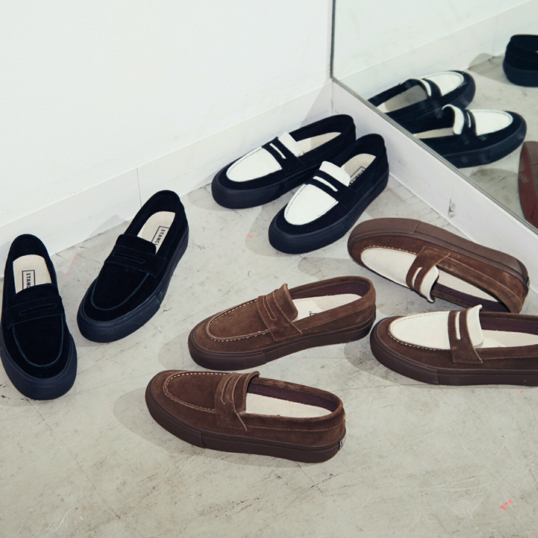 PENNY Suede Brown X Off White Conbi